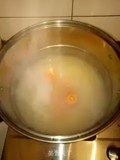 Make Carrot rice porridge step 2