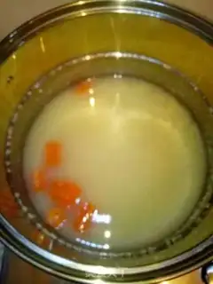 Make Carrot rice porridge step 3
