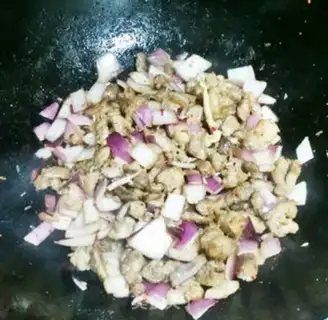 Make A greasy lamb step 3