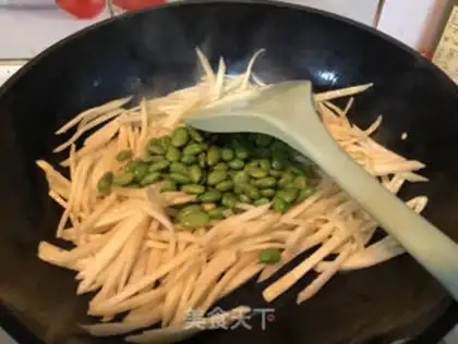 Make The soybeans are fried step 6