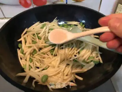 Make The soybeans are fried step 7