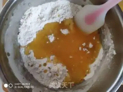Make Chinese peaches step 5