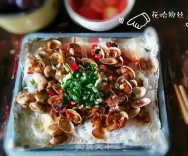 Make Fans baked clams step 12