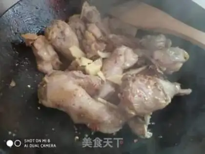 Make Yellow chicken step 6