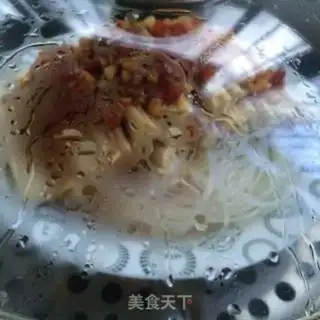 Make Garlic fan rotting bamboo step 7