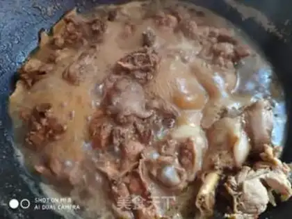 Make Yellow chicken step 8
