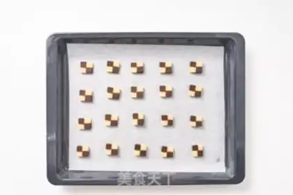 Make Chess cookies step 5