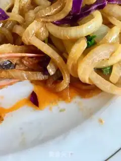 Make White onions for shrimp step 13