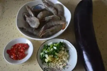 Make Fish, shrimp, eggplant step 0