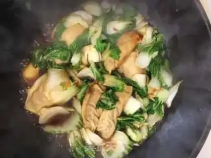 Make Spicy bean skin step 7