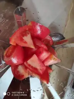 Make Mushroom tomato soup step 1