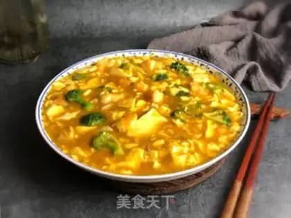 Make Curry shrimp tofu step 9