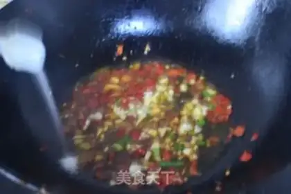 Make Fish, shrimp, eggplant step 10