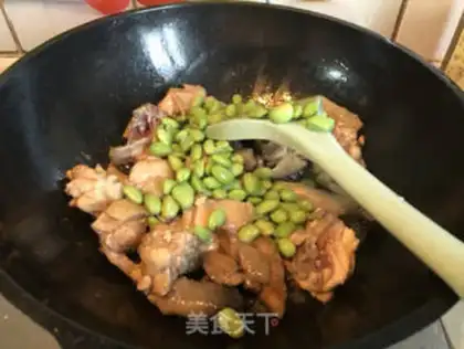Make Soybeans fried chicken step 2