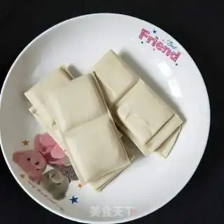 Make Five flowers and tofu step 2
