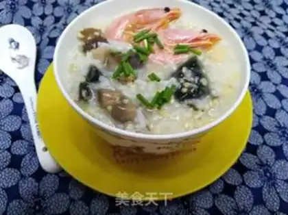 Make Seafood porridge step 6