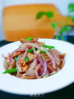 Make Onion fried meat step 9