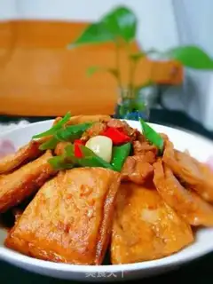 Make Five flowers and tofu step 12