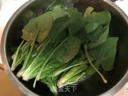 Make Spinach step 1