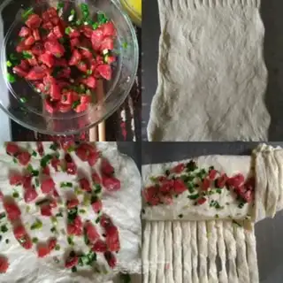 Make Salty sausage hand tore step 1