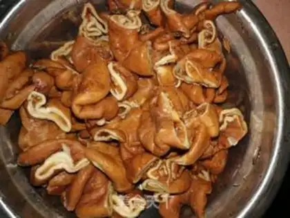 Make Spicy intestines step 0