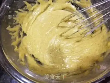 Make Green bean cake step 2