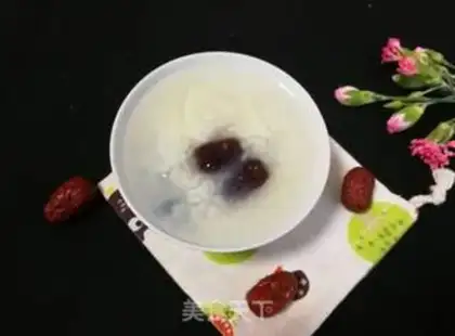 Make Red-tree porridge step 4