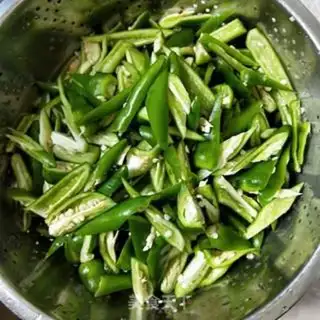 Make Pepper meat step 1