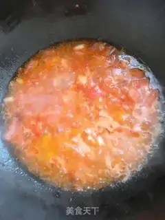 Make Tomato egg noodles step 3
