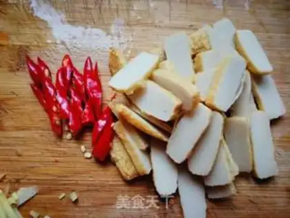 Make Soy sauce and tofu step 1