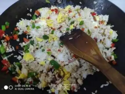 Make Squid rice step 7