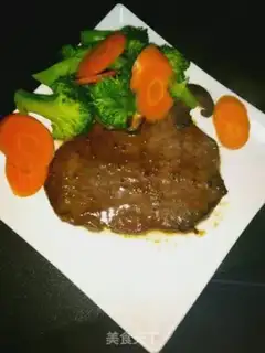 Make Black pepper steak step 2