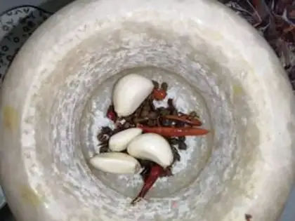 Make Spicy chicken silk step 7
