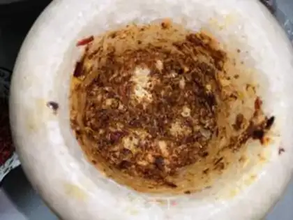 Make Spicy chicken silk step 8