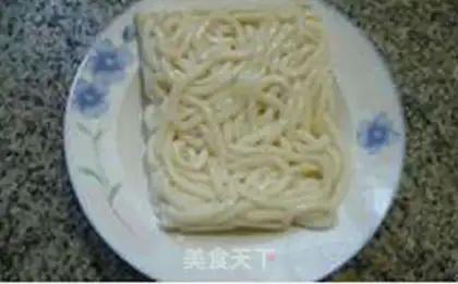 Make The salty cuisine makes noodles step 1