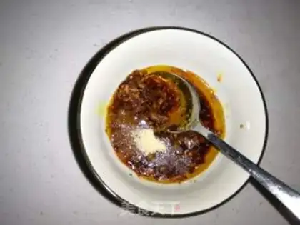Make Spicy chicken silk step 9