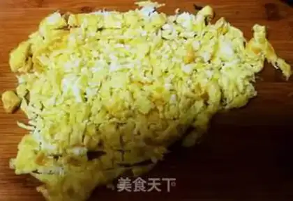 Make Three fresh fried dumplings step 5