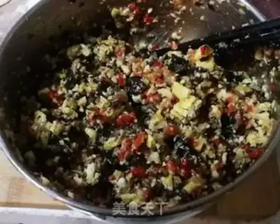 Make Three fresh fried dumplings step 6