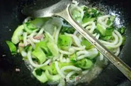Make The salty cuisine makes noodles step 7