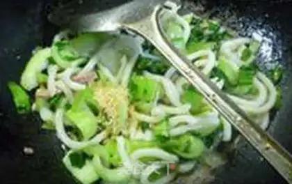 Make The salty cuisine makes noodles step 8