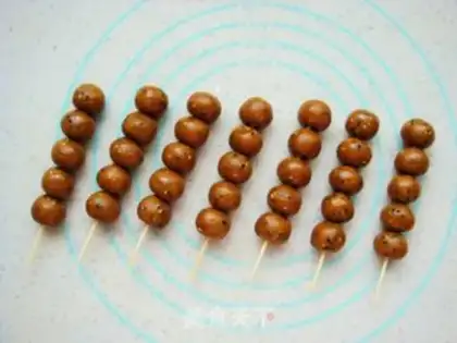 Make Sesame coffee string step 6