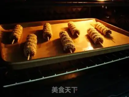 Make Sesame coffee string step 9