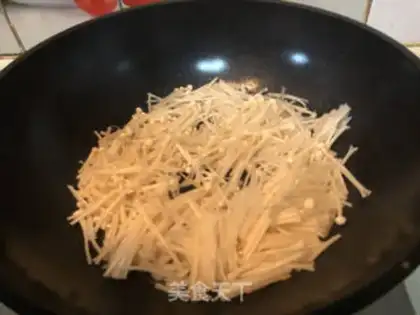 Make Golden mushrooms and eggs step 2