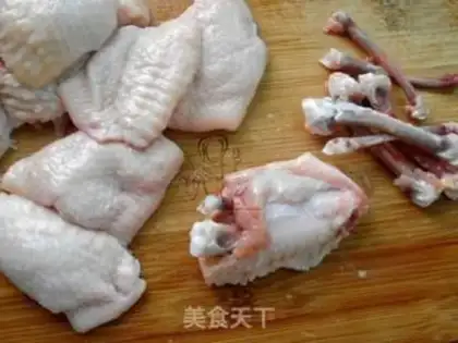 Make No bone-boiled chicken wings step 1