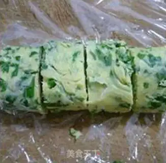 Make Ham sausage celery egg rolls step 9