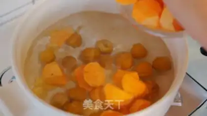 Make Potato chestnut sugar step 5