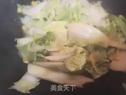 Make Corn and cabbage step 2