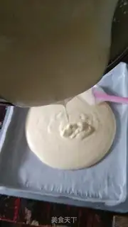 Make White rolls of red velvet step 6