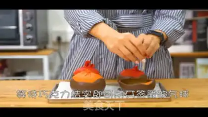 Make Balloon chocolate step 4