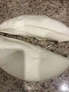 Make Double-coloured buns step 5